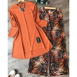 Stylish Printed Kurti Plazzo 19